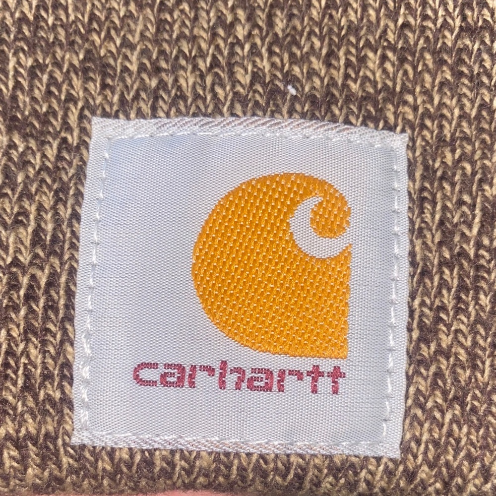 Carhartt Heathered Brown Beanie - Picture 2 of 3